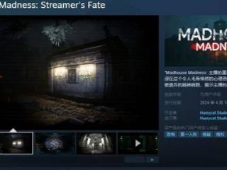 恐怖冒险游戏《疯狂疯人院：主播的噩梦》将会提供简体中文支持