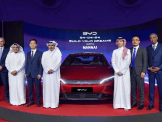 比亚迪在卡塔尔推出5款新能源车型