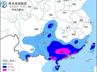本周末广东广西强降雨再次来袭 部分河流可能发生洪水
