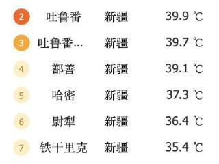 四川成都最高气温34℃，热进全国前十