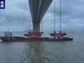 黄茅海大桥今日开始桥梁最终合龙施工
