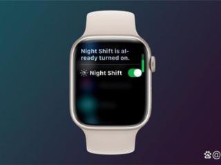 惊喜发现！苹果手表可开启夜览模式，但仅支持通过Siri启用