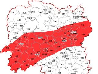 湖南发布今年第三期暴雨红色预警