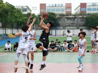 广东省财经职业技术学校举行2024年“校光杯”三人篮球比赛