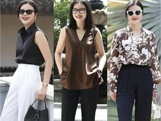 40岁的女性夏季穿搭，应该注重优雅与显瘦并重