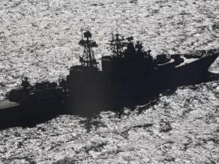 俄太平洋舰队反潜机在太平洋上空进行训练飞行