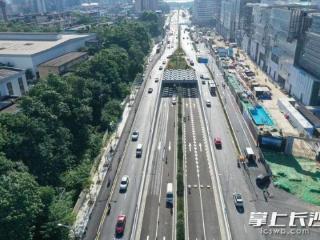 长沙市首条双向六车道过江隧道即将通车