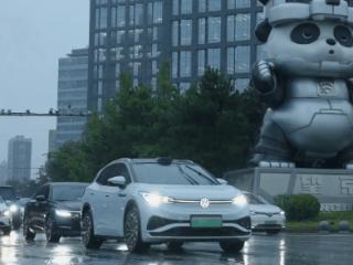 大众id.4打造智能驾驶试验车北京高峰时段测试