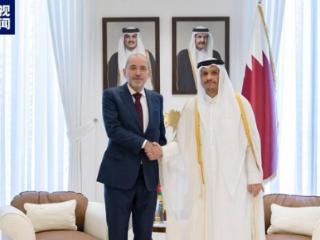 卡塔尔首相与约旦副首相举行会谈 呼吁在加沙实现立即停火