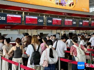 海南航空推出首个宠物包机航班携宠旅客有序登机