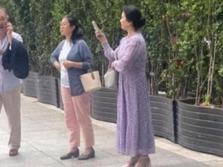 刘亦菲65岁妈妈万达被偶遇，网友惊叹：她美得叫人移不开眼