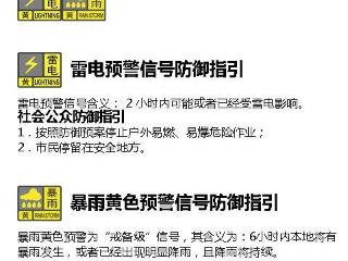 深圳暴雨黄色预警信号扩展至这些区域