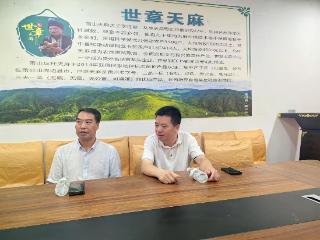 贵州省中医药文化促进会深入雷山世章天麻集团调研