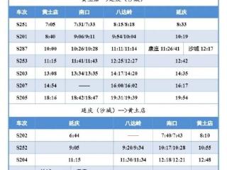 国庆假期市郊铁路s2线恢复开行方案