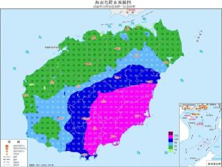 海南琼海持续大范围强降雨天气