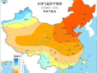 未来7天全国整体偏暖且偏暖程度不断加码