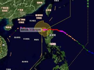 “银杏”和冷空气共同影响海南岛东南部有强风雨