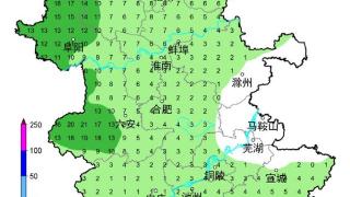 未来九天全省逐日，淮北地区和大别山区有中雨