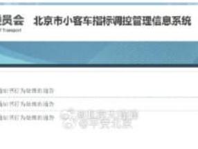 北京对出租、承租小客车指标确认通知书行为处理通告