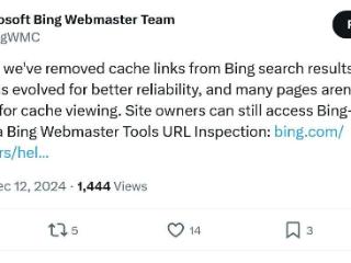 微软bing必应搜索已移出网页缓存链接