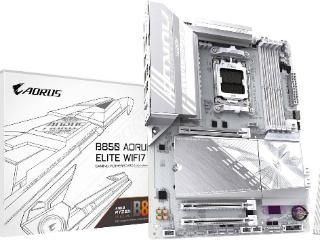 技嘉b850aoruselite主板外观图公布，共有三款型号