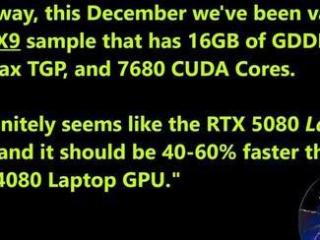 nvidia即将推出rtx5090与rtx5080移动版显卡