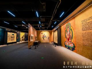 非常贵州，因您而来 张大千孙云生真迹临摹教育特展  展览总策划缺席开展仪式现场