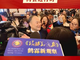 共工新闻鹤霖两会现场采访吉利控股集团董事长李书福