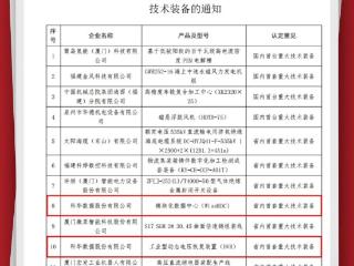 福建省工信厅认定！科华两产品双双登榜“首台（套）”