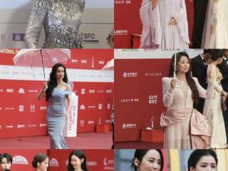 北影节红毯：张婧仪在逃公主，张雨绮两套礼服，金晨鼻子引关注