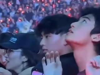 谢霆锋儿子现身演唱会，既像谢霆锋，也像张柏芝！