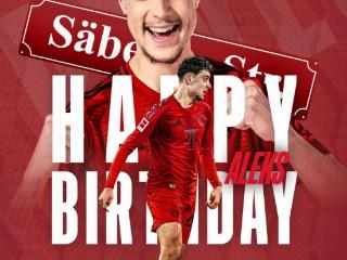 拜仁祝帕夫洛维奇21岁生日快乐，球员为拜仁出战47场3球3助