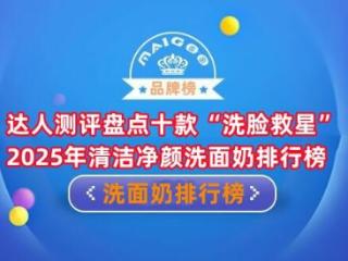 达人测评盘点十款“洗脸救星” 2025年清洁净颜洗面奶排行榜