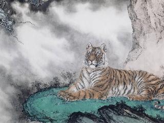 盛吉：略叙传统国画中的《卧虎藏龙》图