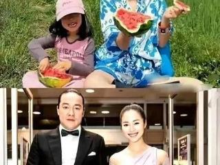 江一燕和老公一起走红毯，54岁赵汉唐扎小辫子，夫妻俩好般配