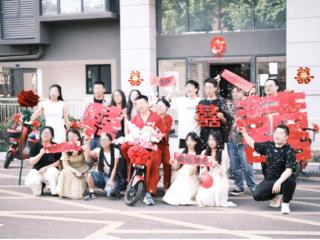 原来婚车还能这样？广元新人骑人民出行电动车，创意拉满