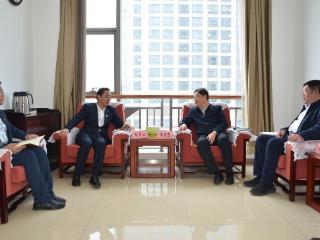 人保寿险山西省分公司总经理胡雪文拜会省人社厅厅长常建忠