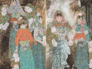 画中绮梦：探寻民族风情与时代镜像——徐惠泉《花之梦》作品
