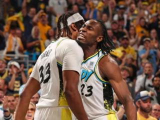HG08体育步行者队在第四场比赛中半场领先骑士队41分，追平NBA季后赛纪录