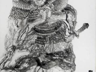 水浒传人物志——于友善《索超· 天空星》作品