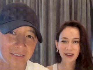 韩庚卢靖姗真的怀二胎了，卢靖姗大方秀孕肚，这届网友眼真尖！