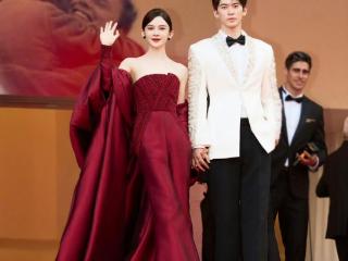 赵樱子带弟弟亮相戛纳红毯 姐弟同框引众人围观