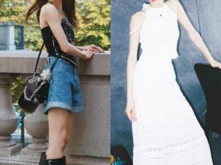 宋茜夏季时尚大揭秘，搭配小背心显长腿，轻松走在潮流前沿