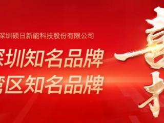 硕日新能荣膺“湾区知名品牌”，蝉联“深圳知名品牌”称号