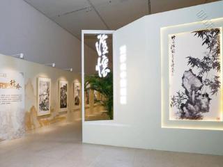 “澄怀——刘怀山中国画展”在中国园林博物馆开幕