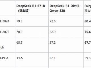 杨仝团队发布FairyR1模型：5%参数量数学和代码能力超越满血DeepSeek