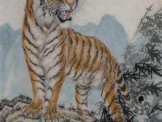 虎踞青山——王寅之《虎步锦程》作品