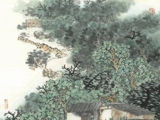 在水墨天地间绘就诗意江南——陈危冰《采桑时节暂相逢》作品
