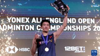 全英羽毛球公开赛:李诗沣获得男单冠军