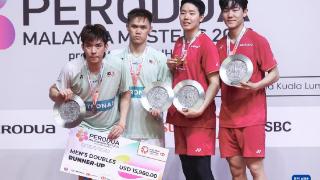 马来西亚羽毛球大师赛:姜敏赫/徐承宰男双夺冠